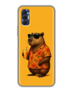 Чехол для TECNO Spark 8P с картинкой «Капибара на отдыхе» Чехол для TECNO Spark 8P с картинкой «Капибара на отдыхе»