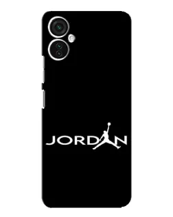 Чехол для TECNO Spark 9 Pro с картинкой «Jordan White Logo»