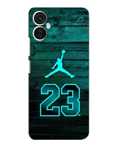 Чехол для TECNO Spark 9 Pro с картинкой «Jordan Cyan 23»