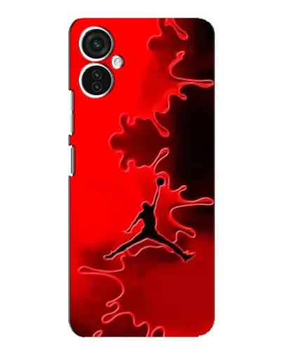 Чехол для TECNO Spark 9 Pro с картинкой «Jordan Red Smoke»