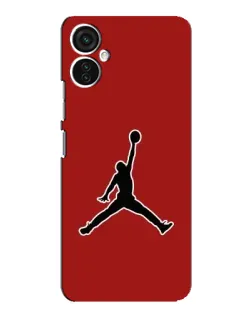 Чехол для TECNO Spark 9 Pro с картинкой «Jordan Red Back»