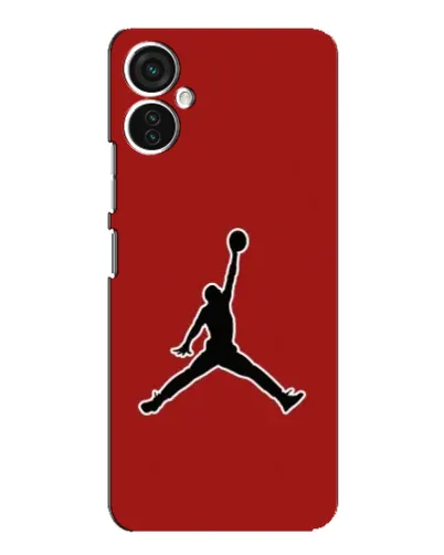Чехол для TECNO Spark 9 Pro с картинкой «Jordan Red Back»