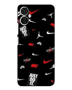 Чехол для TECNO Spark 9 Pro с картинкой «Nike Mix Pattern»