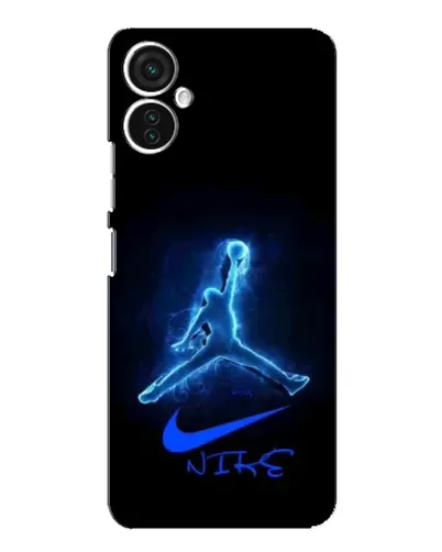 Чехол для TECNO Spark 9 Pro с картинкой «Jordan Neon Blue»