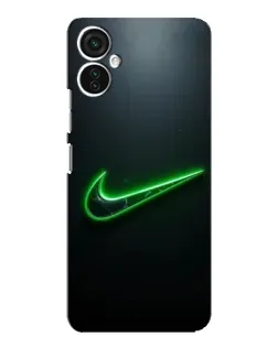 Чохол для TECNO Spark 9 Pro з картинкою «Неоновий контур Nike»