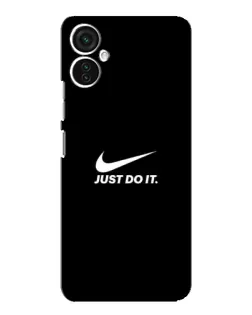 Чехол для TECNO Spark 9 Pro с картинкой «Минимализм от Nike»