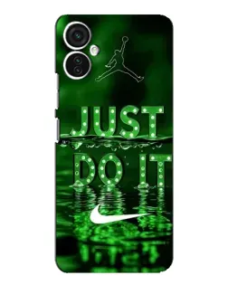 Чехол для TECNO Spark 9 Pro с картинкой «Зеленый неоновый Nike»