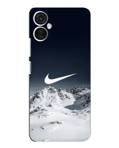 Чехол для TECNO Spark 9 Pro с картинкой «Nike — зимние горы» Чехол для TECNO Spark 9 Pro с картинкой «Nike — зимние горы»