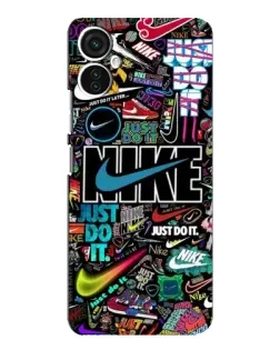 Чохол для TECNO Spark 9 Pro з картинкою «Яскравий колаж Nike»