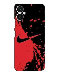 Чохол для TECNO Spark 9 Pro з картинкою «Червоні бризки Nike»