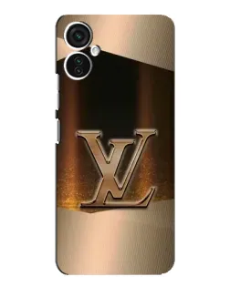 Чохол для TECNO Spark 9 Pro з картинкою «LV — золоте сяйво»