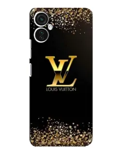 Чохол для TECNO Spark 9 Pro з картинкою «LV — золоті іскри»