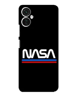 Чохол для TECNO Spark 9 Pro з картинкою «NASA — класика Red Blue» Чохол для TECNO Spark 9 Pro з картинкою «NASA — класика Red Blue»