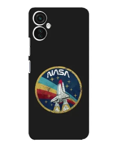 Чехол для TECNO Spark 9 Pro с картинкой «NASA — эмблема миссии»