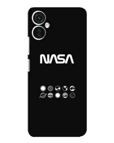Чехол для TECNO Spark 9 Pro с картинкой «NASA — технический принт»