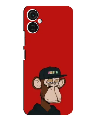 Чохол для TECNO Spark 9 Pro з картинкою «Bored Ape — червоний фон» Чохол для TECNO Spark 9 Pro з картинкою «Bored Ape — червоний фон»