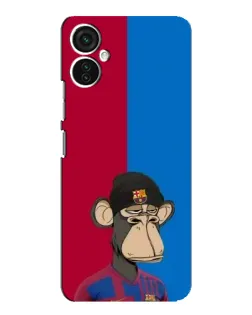 Чохол для TECNO Spark 9 Pro з картинкою «Bored Ape — фанат Барси»