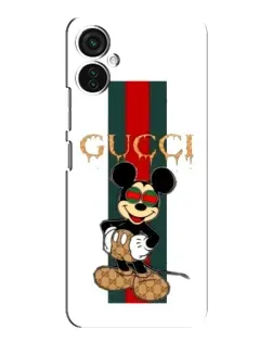 Чохол для TECNO Spark 9 Pro з картинкою «Міккі Маус Gucci — смуги»