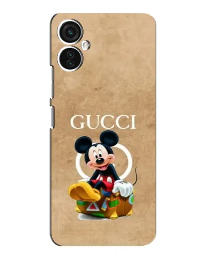 Чохол для TECNO Spark 9 Pro з картинкою «Міккі Маус Gucci — крафт» Чохол для TECNO Spark 9 Pro з картинкою «Міккі Маус Gucci — крафт»