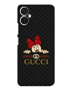 Чохол для TECNO Spark 9 Pro з картинкою «Мінні Маус Gucci — чорний»