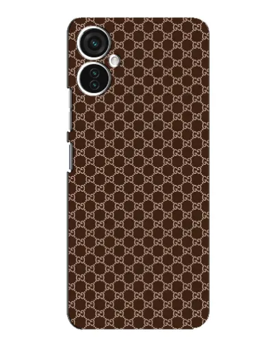 Чохол для TECNO Spark 9 Pro з картинкою «Gucci — шоколадна сітка» Чохол для TECNO Spark 9 Pro з картинкою «Gucci — шоколадна сітка»
