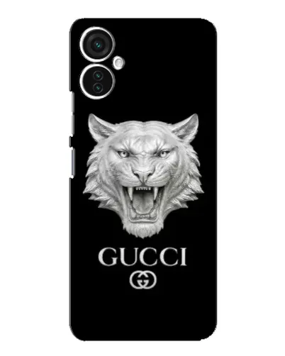 Чохол для TECNO Spark 9 Pro з картинкою «Gucci — срібний лев» Чохол для TECNO Spark 9 Pro з картинкою «Gucci — срібний лев»