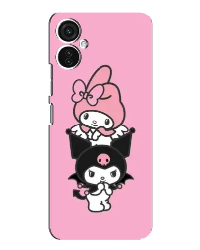 Чохол для TECNO Spark 9 Pro з картинкою «My Melody та Kuromi»
