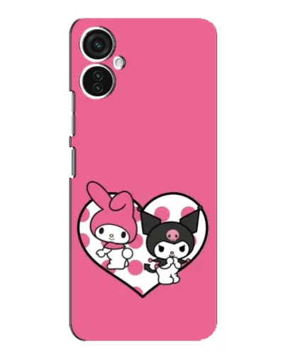 Чохол для TECNO Spark 9 Pro з картинкою «Kuromi та My Melody»