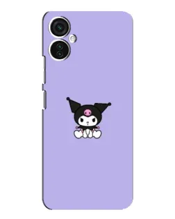 Чехол для TECNO Spark 9 Pro с картинкой «Kuromi — фиолетовый минимализм»