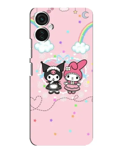 Чохол для TECNO Spark 9 Pro з картинкою «My Melody та Kuromi»