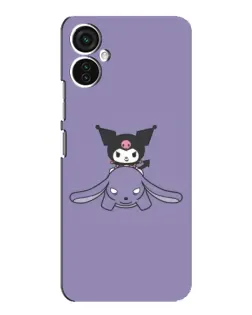 Чехол для TECNO Spark 9 Pro с картинкой «Kuromi на лиловом фоне»