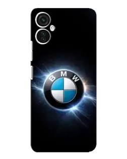Чохол для TECNO Spark 9 Pro з картинкою «BMW — неонове сяйво»
