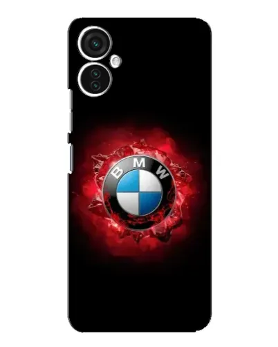 Чохол для TECNO Spark 9 Pro з картинкою «Логотип BMW — спалах»