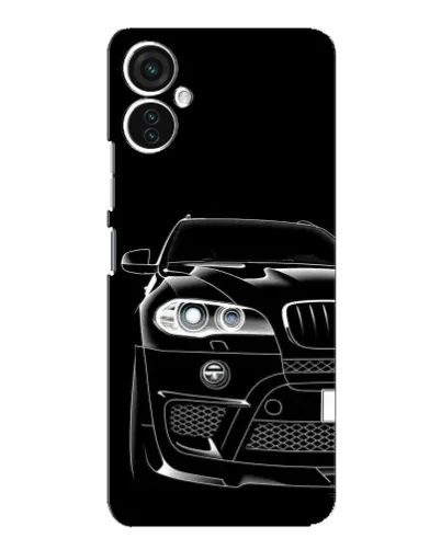 Чохол для TECNO Spark 9 Pro з картинкою «Темний силует BMW»