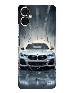 Чохол для TECNO Spark 9 Pro з картинкою «BMW у світлі фар»