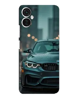 Чохол для TECNO Spark 9 Pro з картинкою «BMW у вогнях міста»