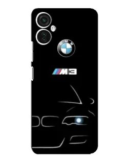 Чохол для TECNO Spark 9 Pro з картинкою «Мінімалістичний принт BMW M3»