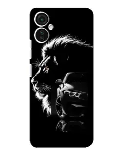 Чохол для TECNO Spark 9 Pro з картинкою «BMW та лев»