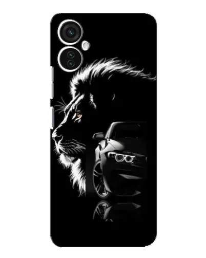 Чохол для TECNO Spark 9 Pro з картинкою «BMW та лев»