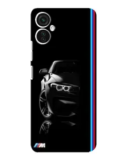 Чохол для TECNO Spark 9 Pro з картинкою «Силует BMW в темряві»