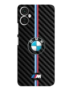 Чохол для TECNO Spark 9 Pro з картинкою «Емблема BMW та карбон»