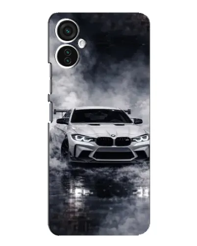 Чохол для TECNO Spark 9 Pro з картинкою «BMW крізь туман»