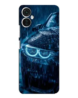 Чохол для TECNO Spark 9 Pro з картинкою «BMW під дощем»