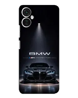 Чохол для TECNO Spark 9 Pro з картинкою «BMW крізь нічне місто»