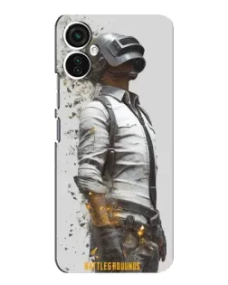 Чохол для TECNO Spark 9 Pro з картинкою «PUBG — боєць у пилу»