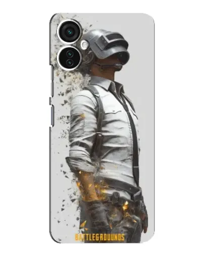 Чохол для TECNO Spark 9 Pro з картинкою «PUBG — боєць у пилу»