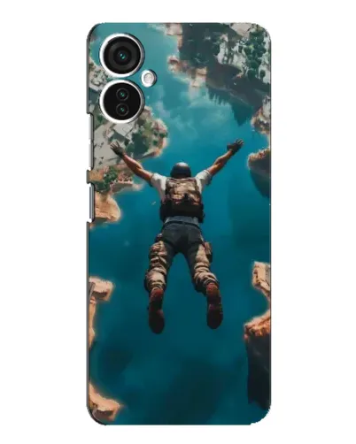 Чохол для TECNO Spark 9 Pro з картинкою «PUBG — вільне падіння»