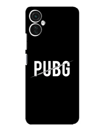Чохол для TECNO Spark 9 Pro з картинкою «PUBG — білий логотип»