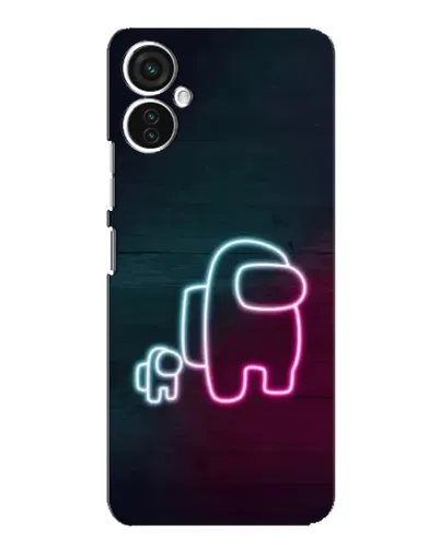 Чохол для TECNO Spark 9 Pro з картинкою «Among Us неон-арт» Чохол для TECNO Spark 9 Pro з картинкою «Among Us неон-арт»