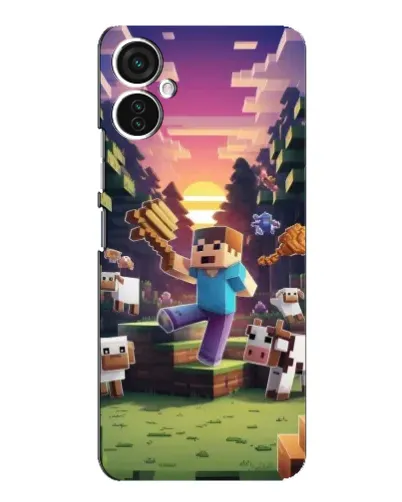 Чохол для TECNO Spark 9 Pro з картинкою «Стів на фермі»